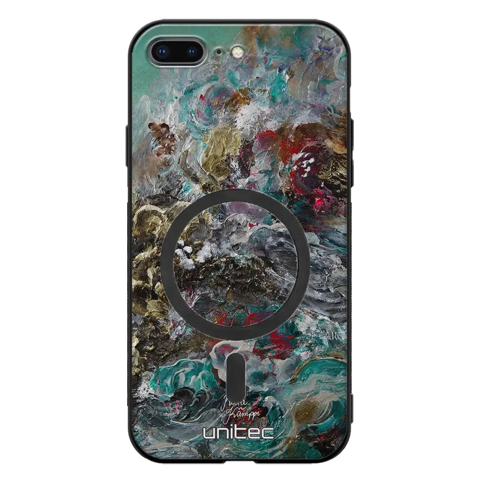 iPhone 7 Plus modern art suojakuoret - Heart Knows - Noora Kämppi