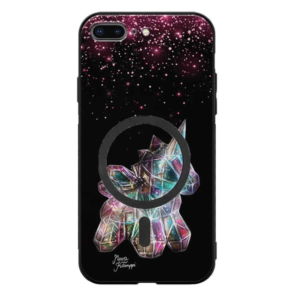 iPhone 7 Plus unicorn suojakuoret - Pinkki - Noora Kämppi