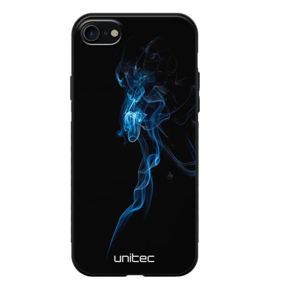 iPhone 7 suojakuoret - Blue Smoke On Black - Ei