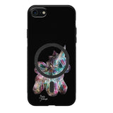 iPhone 7 unicorn suojakuoret - Musta - Noora Kämppi