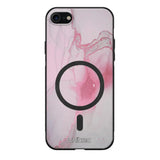 iPhone 8 marmori suojakuoret - Pink Pok Rie