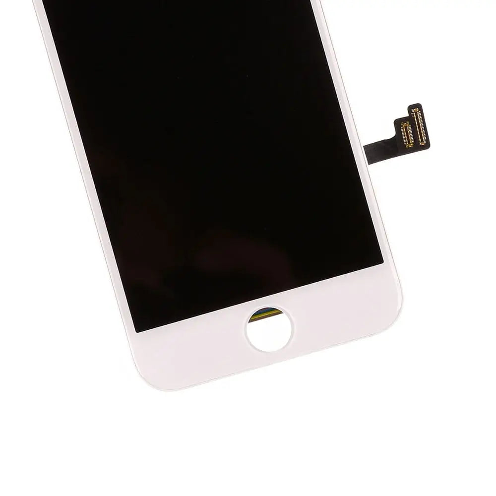 iPhone 8 Näyttö Valkoinen - Pelti asennettuna