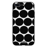 iPhone 8 Plus pallo suojakuoret - Musta Pallo - Ei