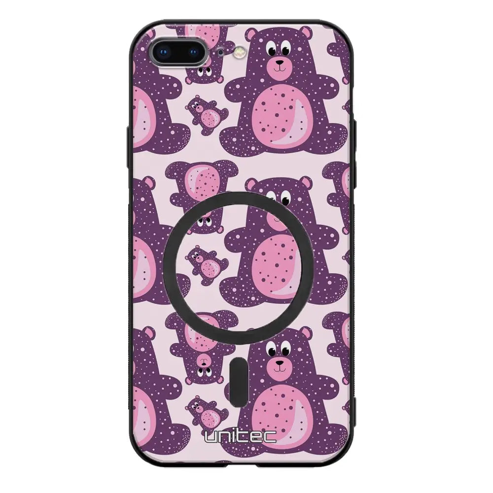 iPhone 8 Plus suojakuoret - Purple Teddy Bear