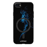 iPhone 8 suojakuoret - Blue Smoke On Black