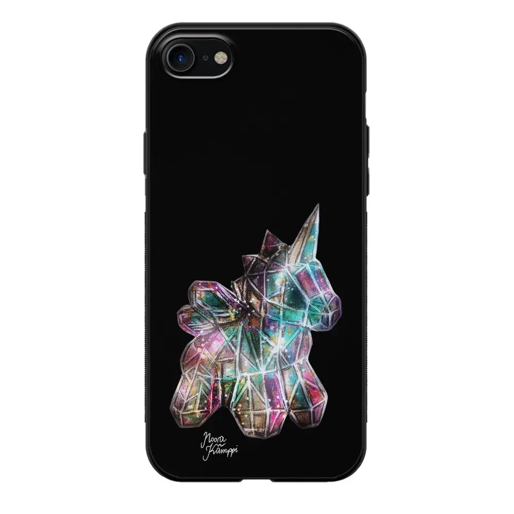 iPhone 8 unicorn suojakuoret - Musta - Noora Kämppi - Ei