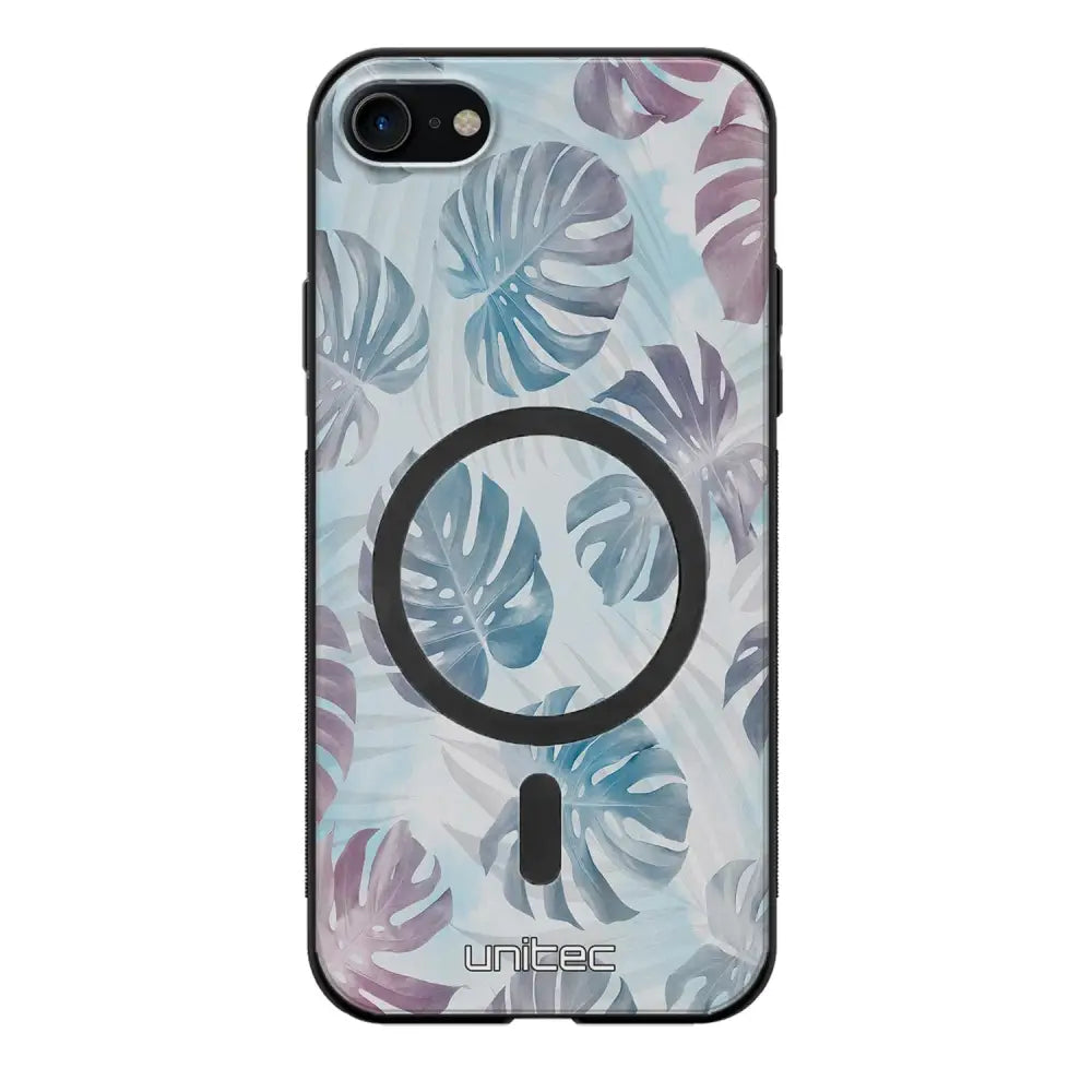 iPhone SE 2020 kukka suojakuoret - Monstera Texture