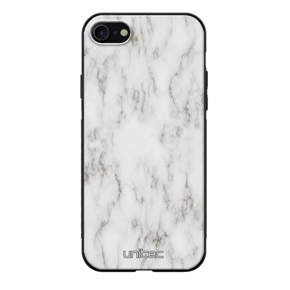 iPhone SE 2020 marmori suojakuoret - White Marble - Ei