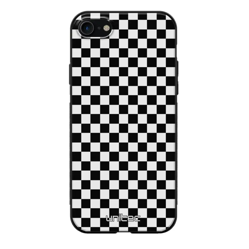 iPhone SE 2020 suojakuoret - Black And White - Ei