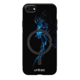 iPhone SE 2020 suojakuoret - Blue Smoke On Black