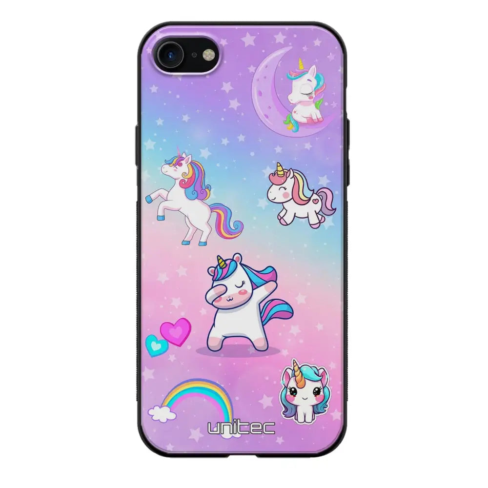 iPhone SE 2020 suojakuoret - Yksisarvinen - Ei