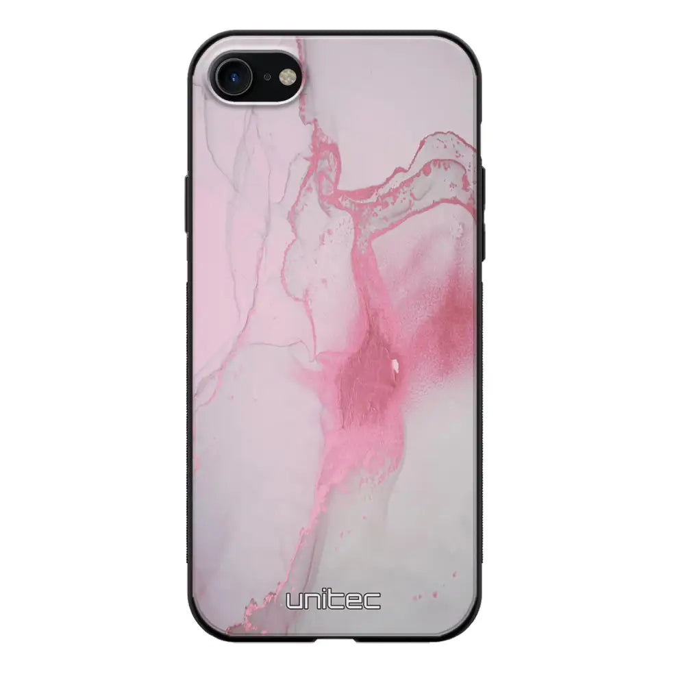 iPhone SE 2022 marmori suojakuoret - Pink Pok Rie - Ei