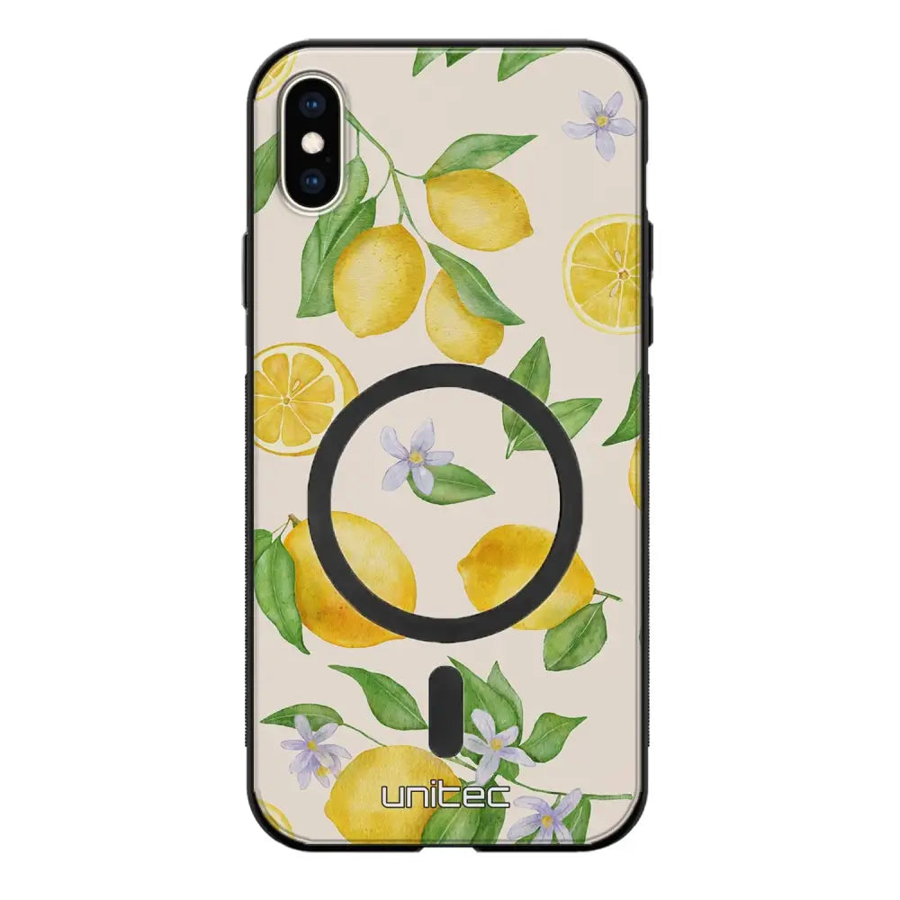 iPhone X hedelmä suojakuoret - Lemon