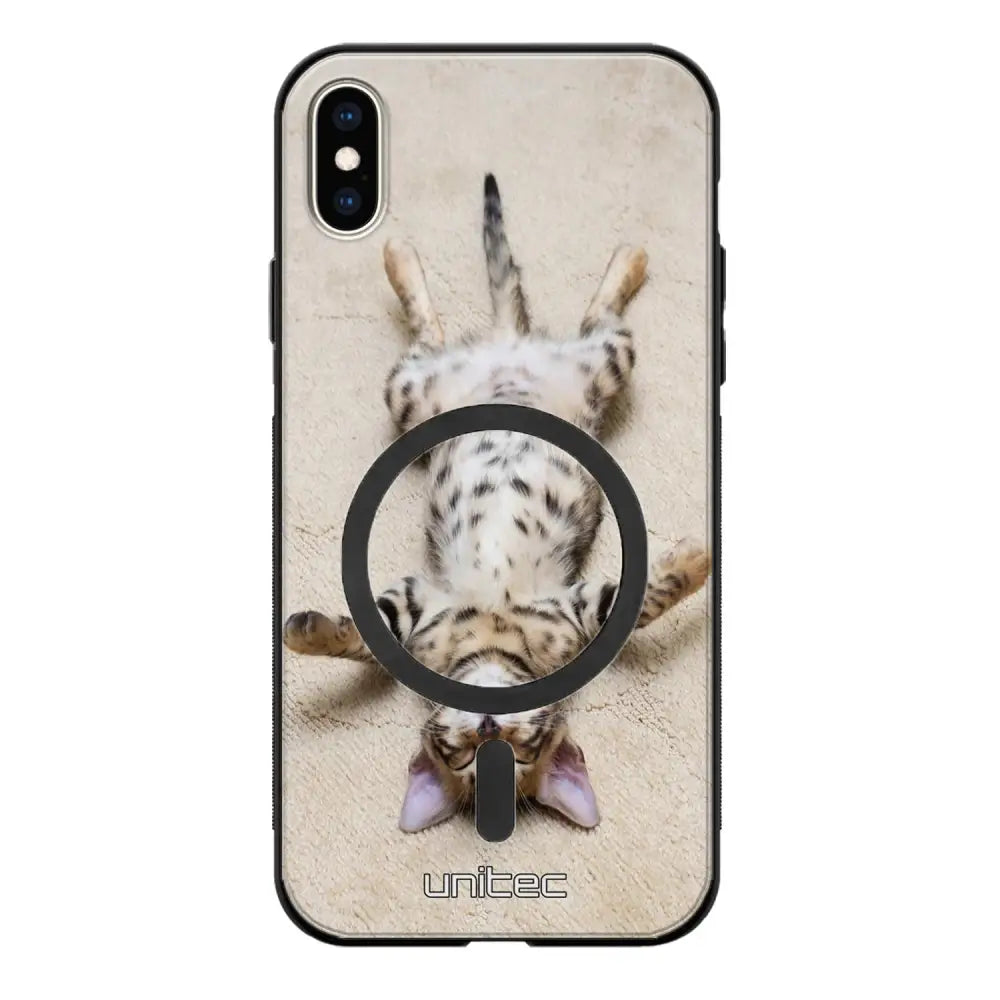 iPhone X kissa suojakuoret - Relaxing Cat