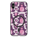 iPhone X suojakuoret - Purple Teddy Bear