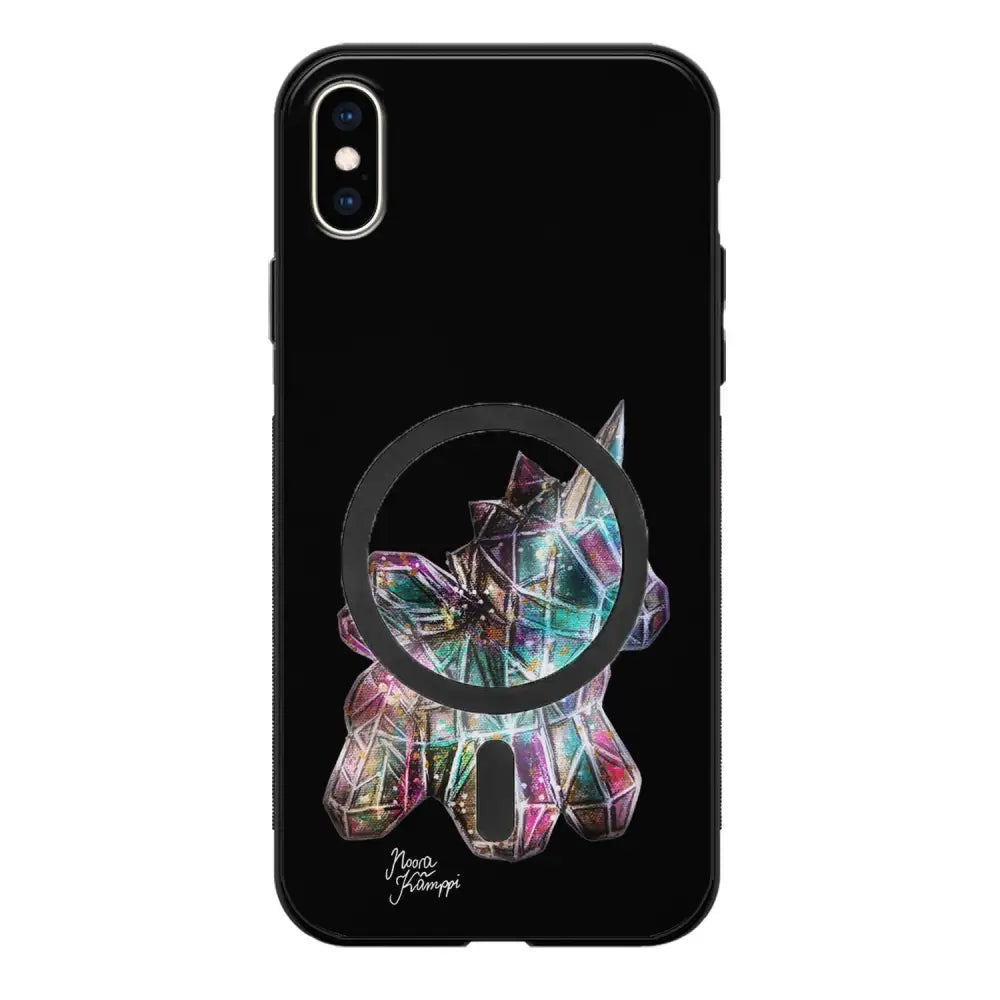 iPhone X unicorn suojakuoret - Musta - Noora Kämppi
