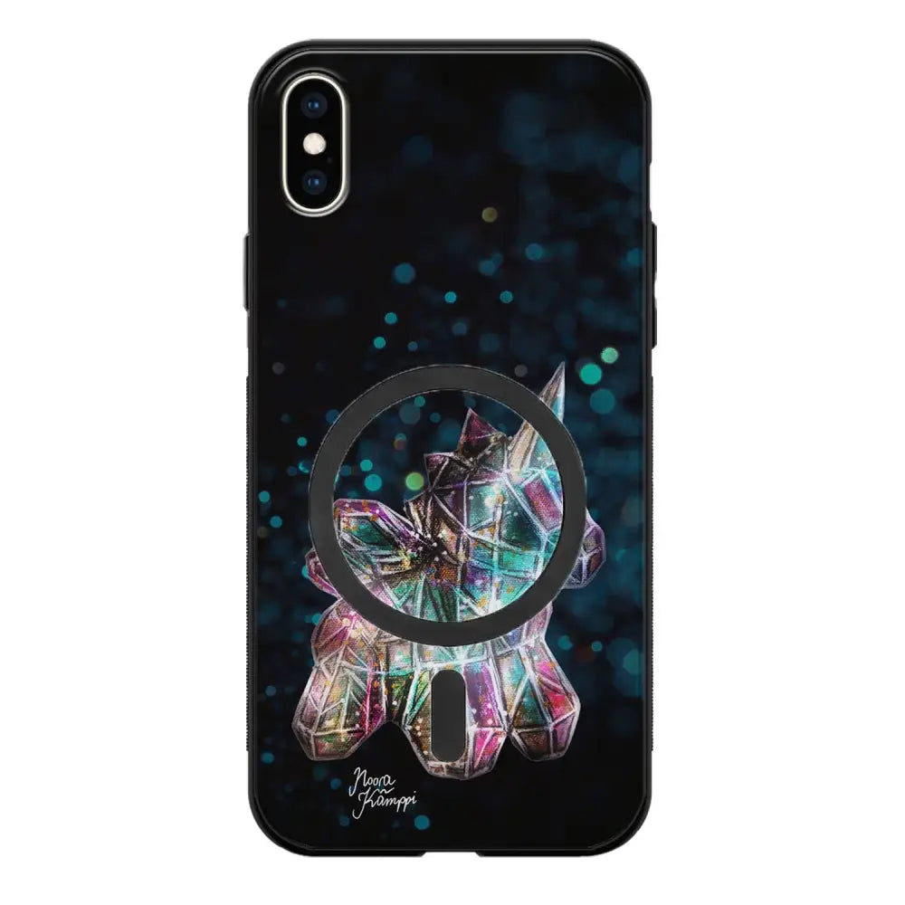 iPhone X unicorn suojakuoret - Sininen - Noora Kämppi