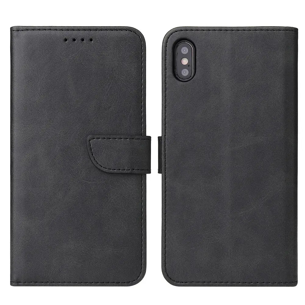 iPhone X / XS Lompakko Suojakotelo Musta