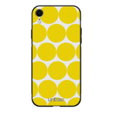 iPhone XR pallo suojakuoret - Keltainen Pallo - Ei