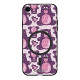 iPhone XR suojakuoret - Purple Teddy Bear