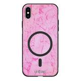 iPhone XS marmori suojakuoret - Light Pink Marble