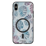 iPhone XS Max kukka suojakuoret - Monstera Texture