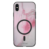 iPhone XS Max marmori suojakuoret - Pink Pok Rie