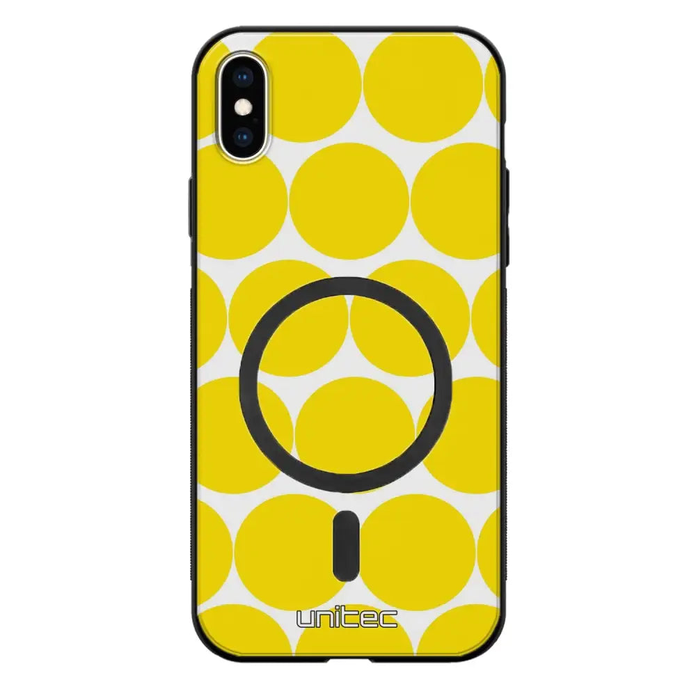 iPhone XS Max pallo suojakuoret - Keltainen Pallo