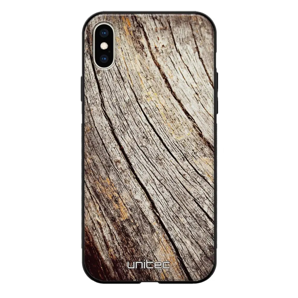 iPhone XS Max suojakuoret - Wooden Stump - Ei
