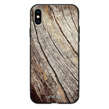 iPhone XS Max suojakuoret - Wooden Stump - Ei