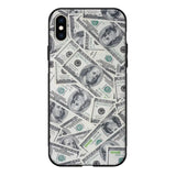 iPhone XS seteli suojakuoret - Dollarit - Ei