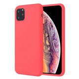 iPhone XS Silikonikuori Punainen