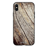 iPhone XS suojakuoret - Wooden Stump - Ei