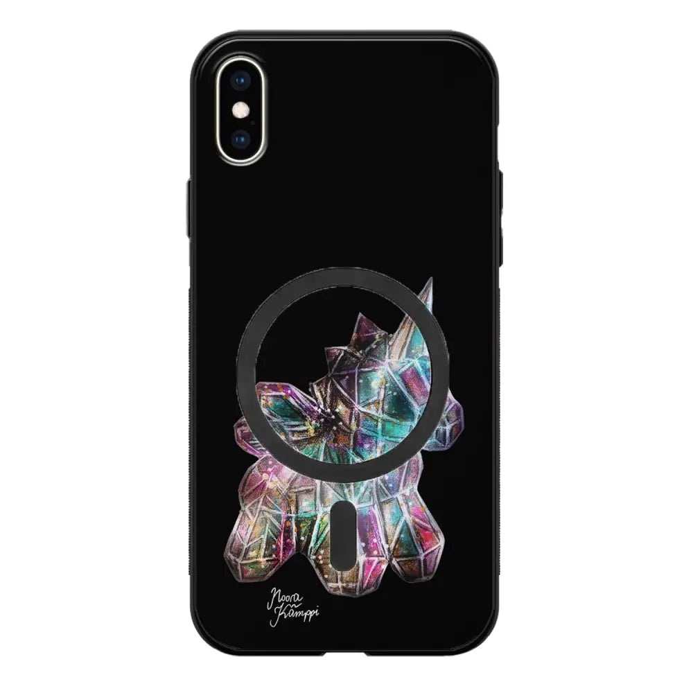 iPhone XS unicorn suojakuoret - Musta - Noora Kämppi