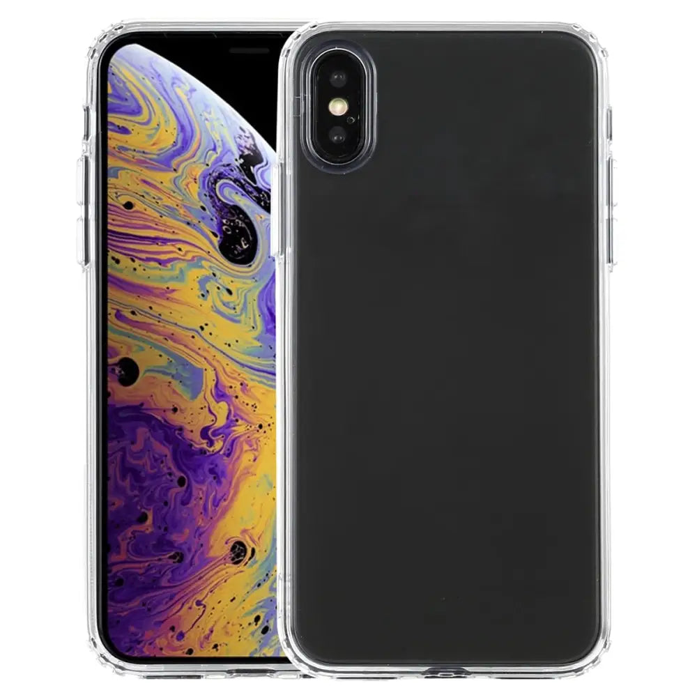 iPhone XS / iPhone X Silikonikuori - Läpinäkyvä