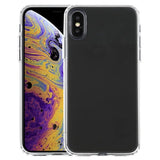 iPhone XS / iPhone X Silikonikuori - Läpinäkyvä