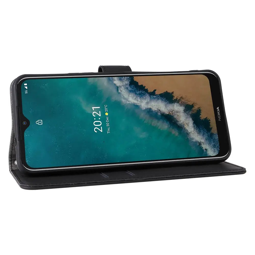 Nokia G50 lompakko suojakotelo musta