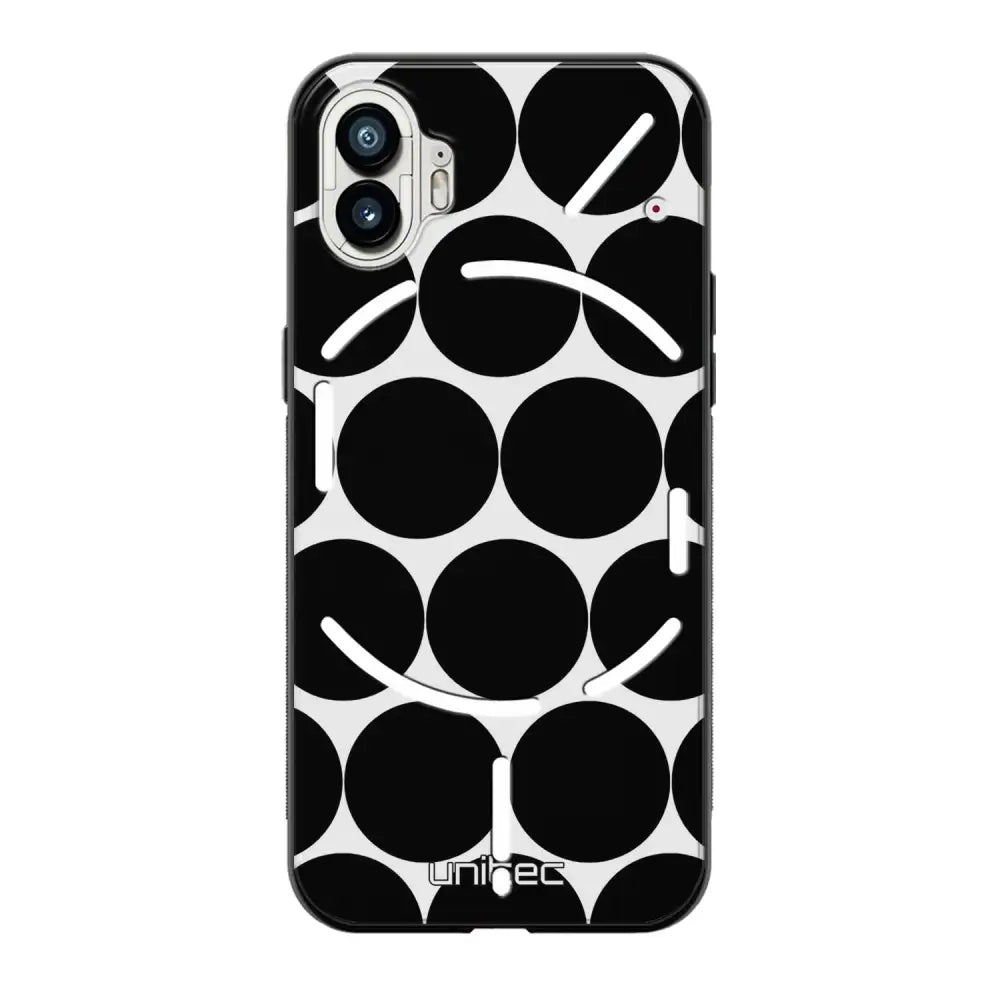 Nothing Phone 2 pallo suojakuoret - Musta Pallo - Ei