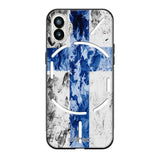Nothing Phone 2 suojakuoret - Painted Finnish Flag - Ei