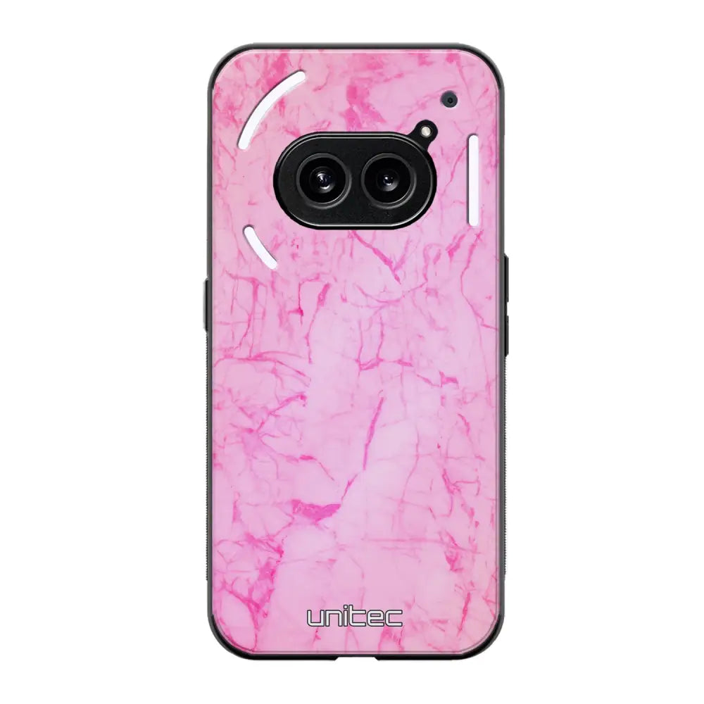 Nothing Phone 2a marmori suojakuoret - Light Pink Marble - Ei