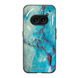 Nothing Phone 2a marmori suojakuoret - Turquoise Marble - Ei