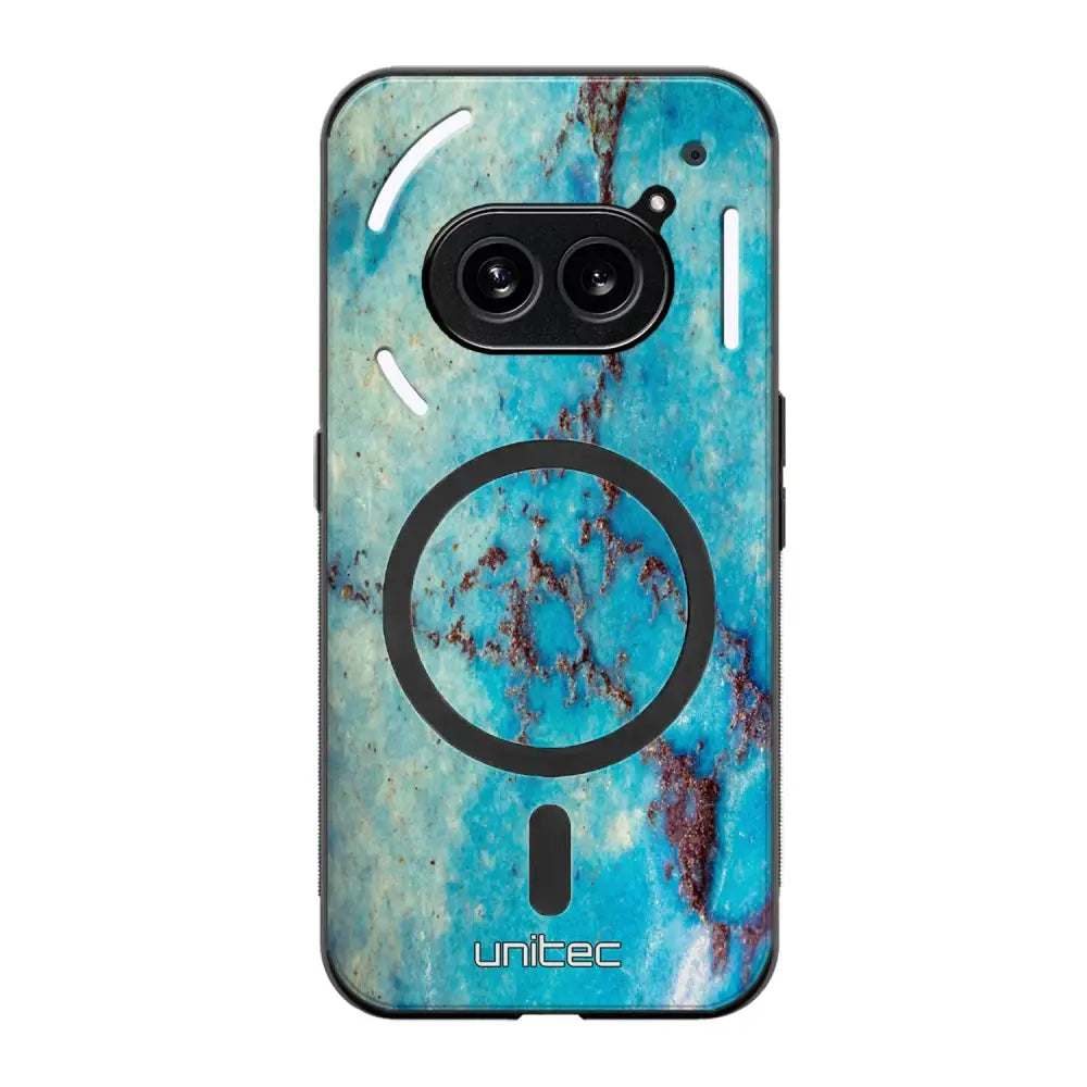 Nothing Phone 2a marmori suojakuoret - Turquoise Marble