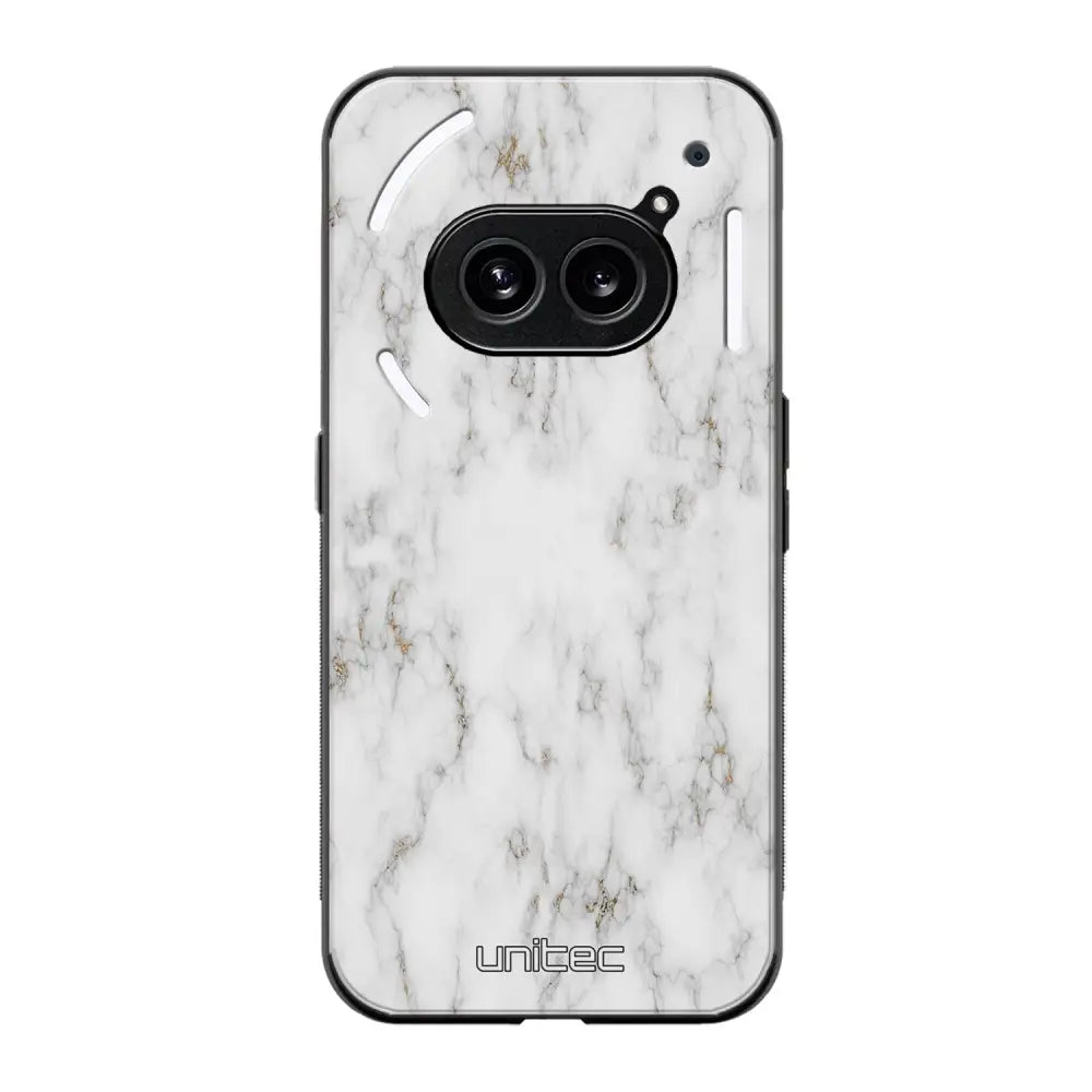 Nothing Phone 2a marmori suojakuoret - White Marble - Ei
