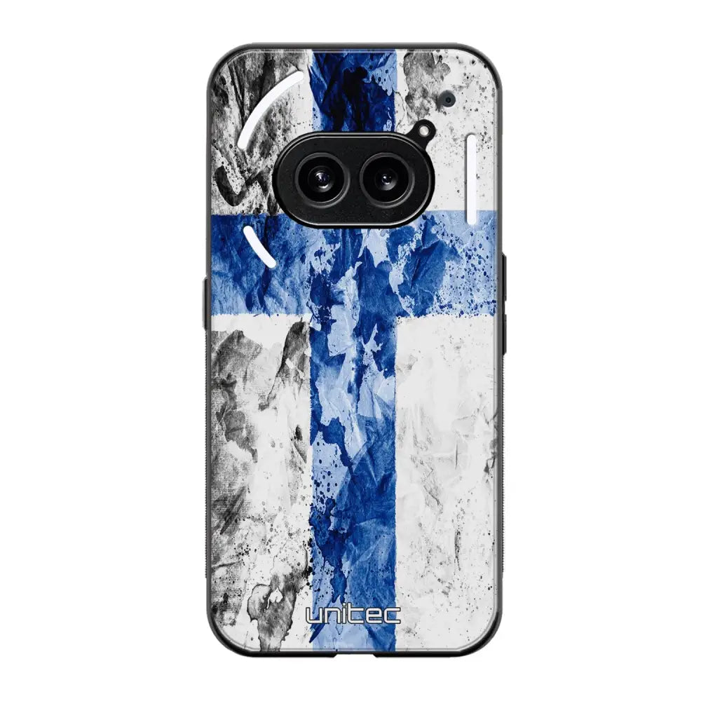 Nothing Phone 2a suojakuoret - Painted Finnish Flag - Ei