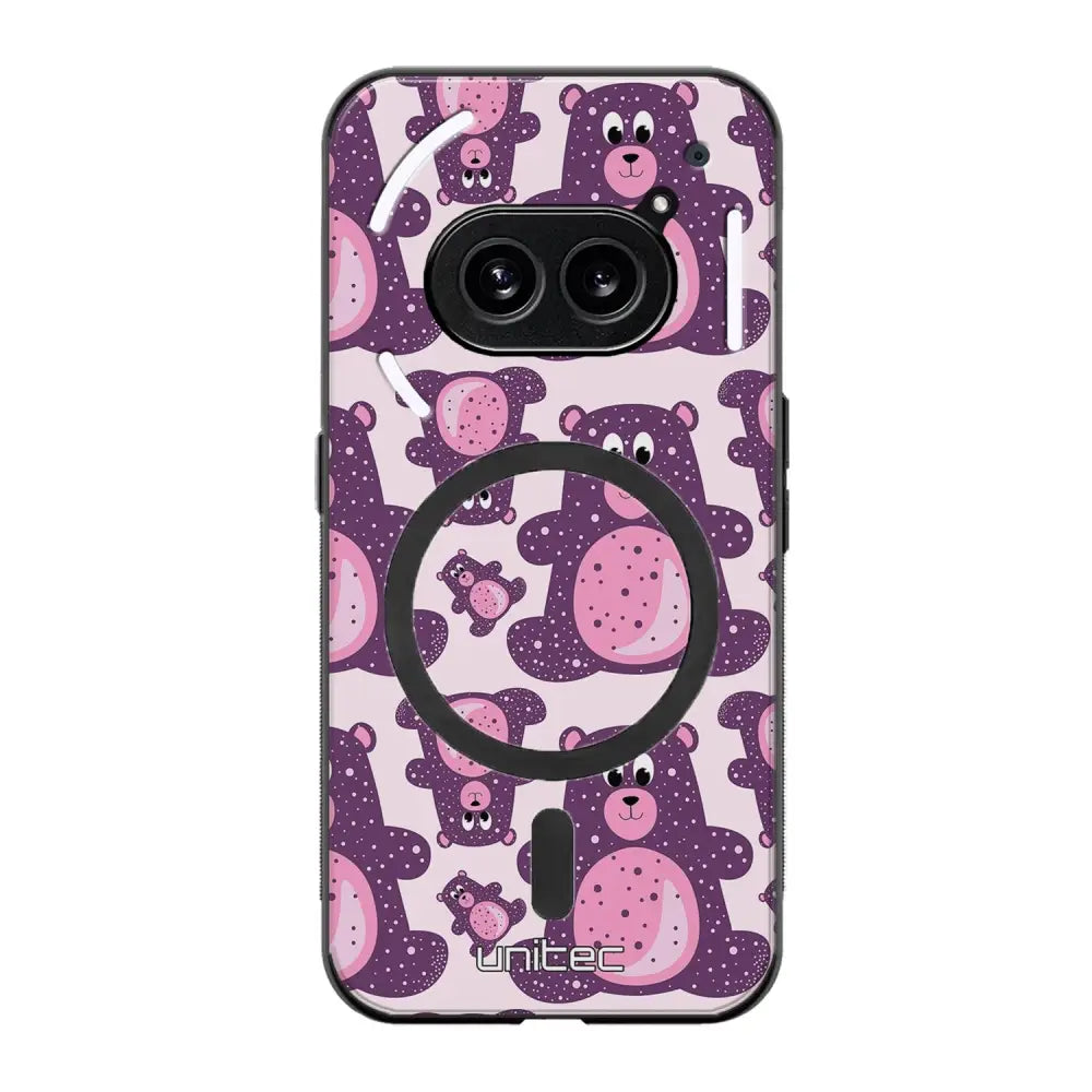 Nothing Phone 2a suojakuoret - Purple Teddy Bear