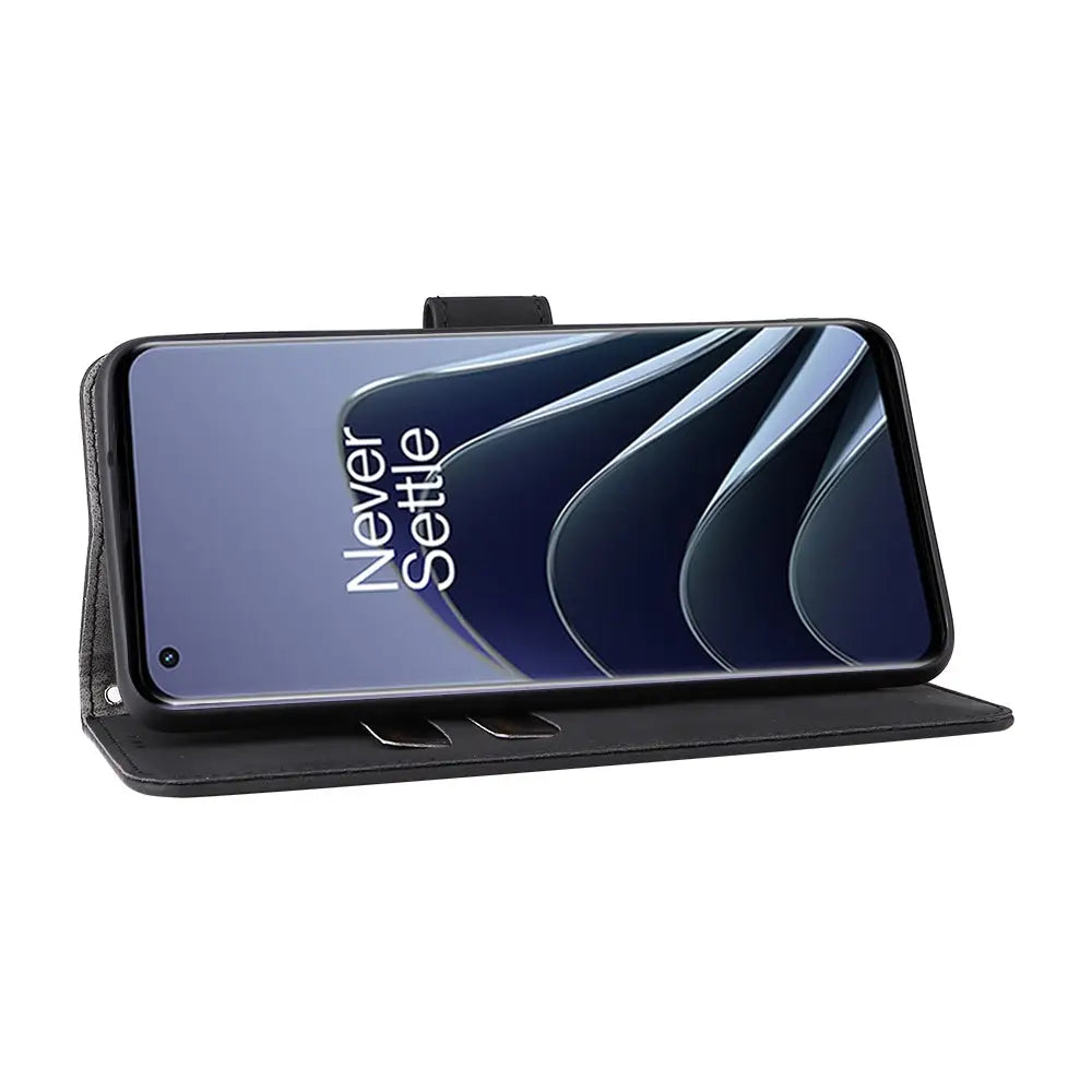 OnePlus 10 Pro Lompakko Suojakotelo Musta