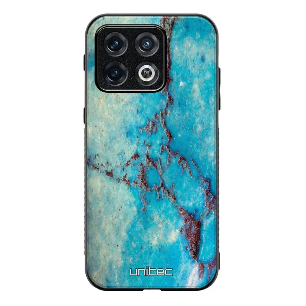 OnePlus 10T marmori suojakuoret - Turquoise Marble - Ei
