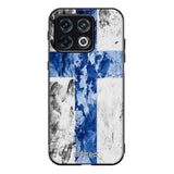 OnePlus 10T suojakuoret - Painted Finnish Flag - Ei