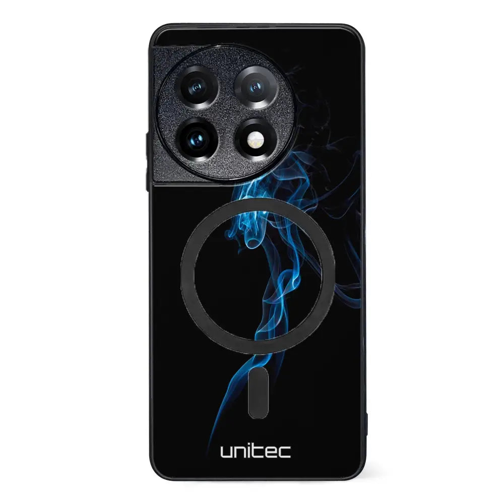OnePlus 11 suojakuoret - Blue Smoke On Black