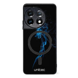 OnePlus 11 suojakuoret - Blue Smoke On Black